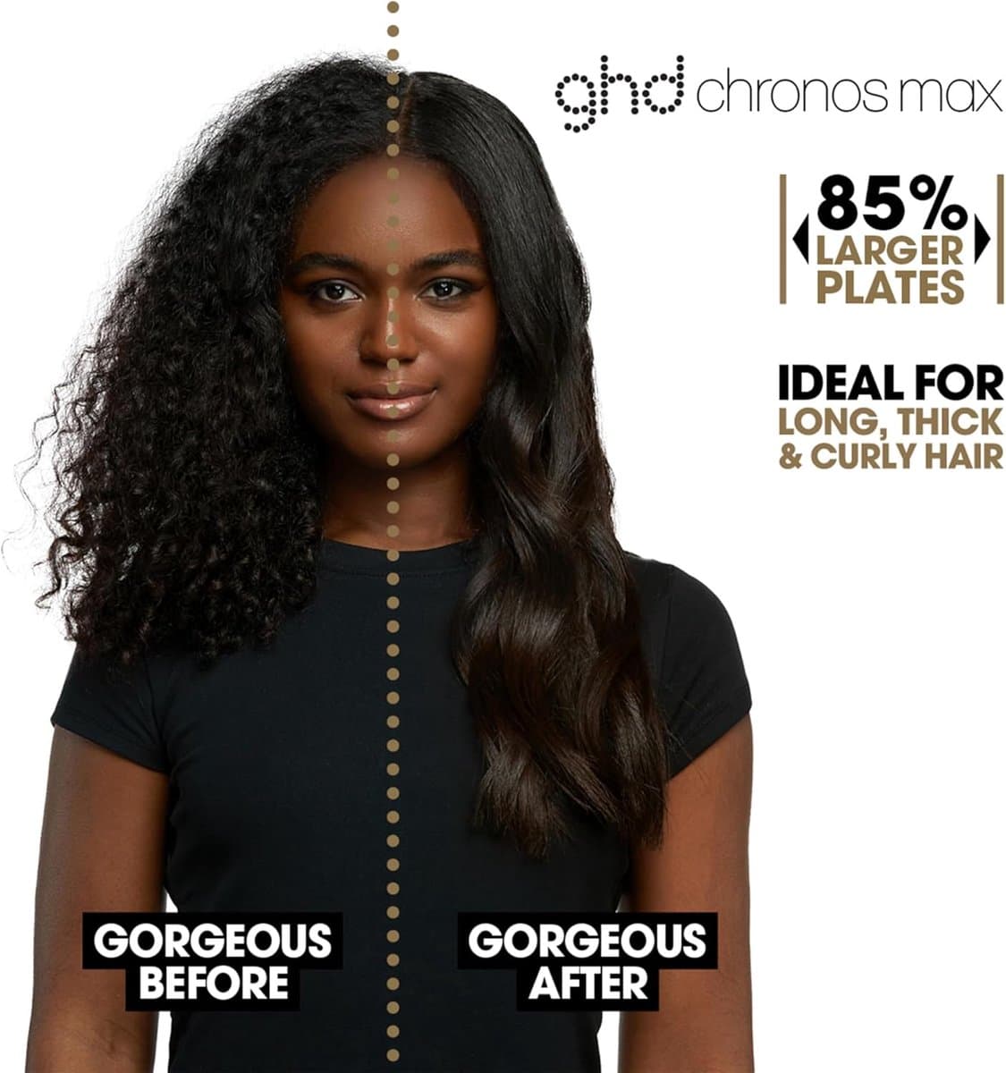 Thijox - Professionele Stijltang met Bredere Platen - GHD Chronos Max - 85% Bredere Stylingplaten - Snelle Haarstylingsoplossing voor Lang, Dik en Kru thumbnail 7