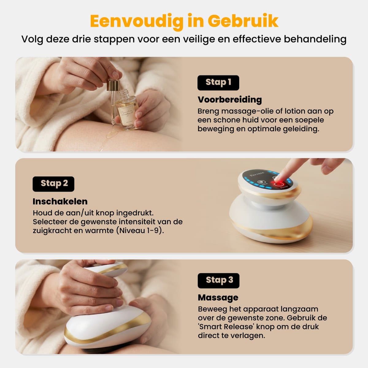 Fervere Anti Cellulite - Elektrisch Cupping & Warmte thumbnail 3