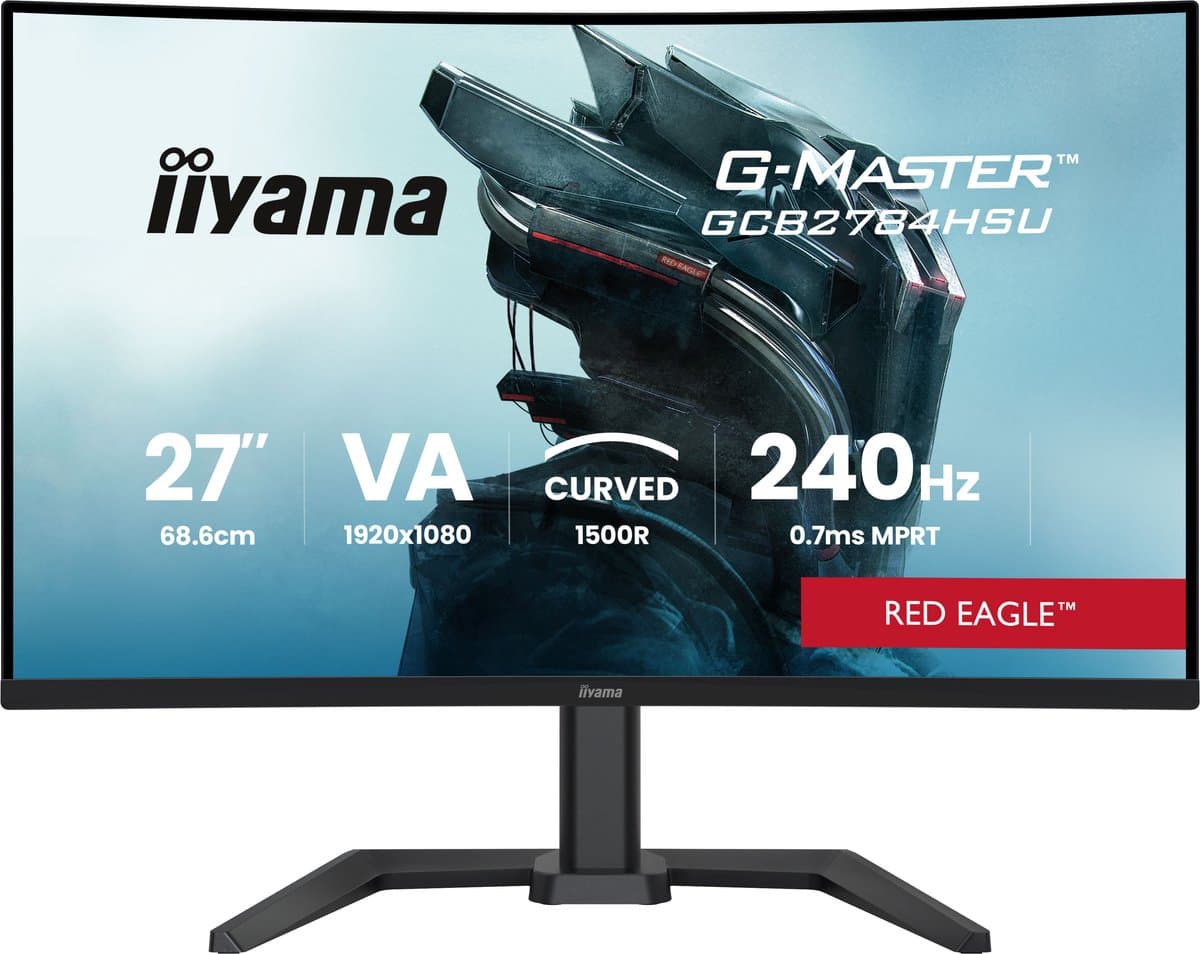 iiyama G-Master GCB2784HSU-B1 Red Eagle - 27 inch - 240Hz - Curved