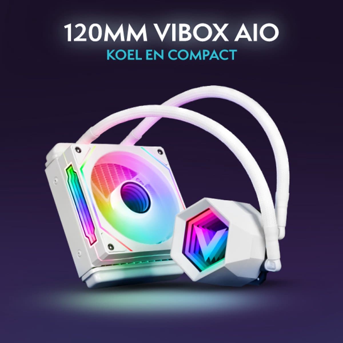 Vibox Gaming PC - Ryzen 7 9800X3D - RTX 5070 Ti - 32GB DDR5 RAM - 1TB NVMe SSD - Windows 11 - WiFi 6 + Bluetooth 5.4 - Waterkoeling thumbnail 3