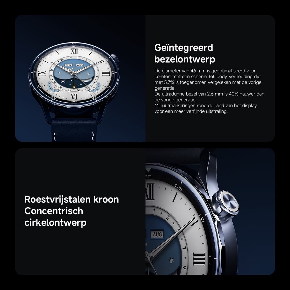 Xiaomi Watch S5 46mm Smartwatch – 1.48 Inch AMOLED – 150 Sportmodi – Dual-band GPS – Junglegroen thumbnail 3