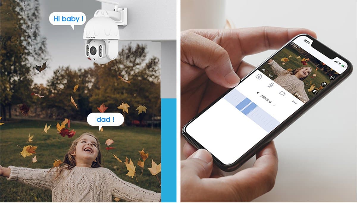 Foscam SD8P 4K/8MP PTZ beveiligingscamera met Dual-Band WiFi thumbnail 6