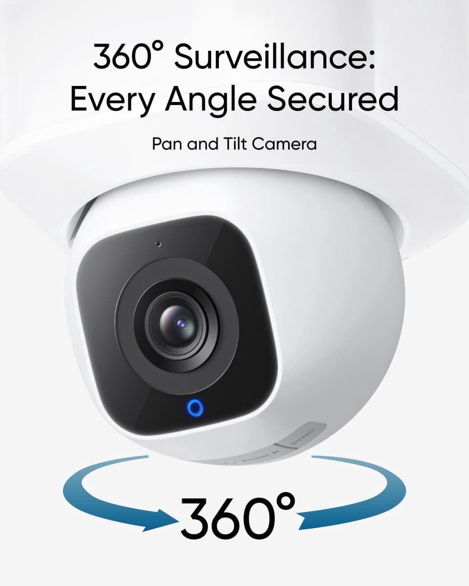 eufy Security E30 Floodlight Camera Bundle – 360° Pan & Tilt met 2K en AI thumbnail 3