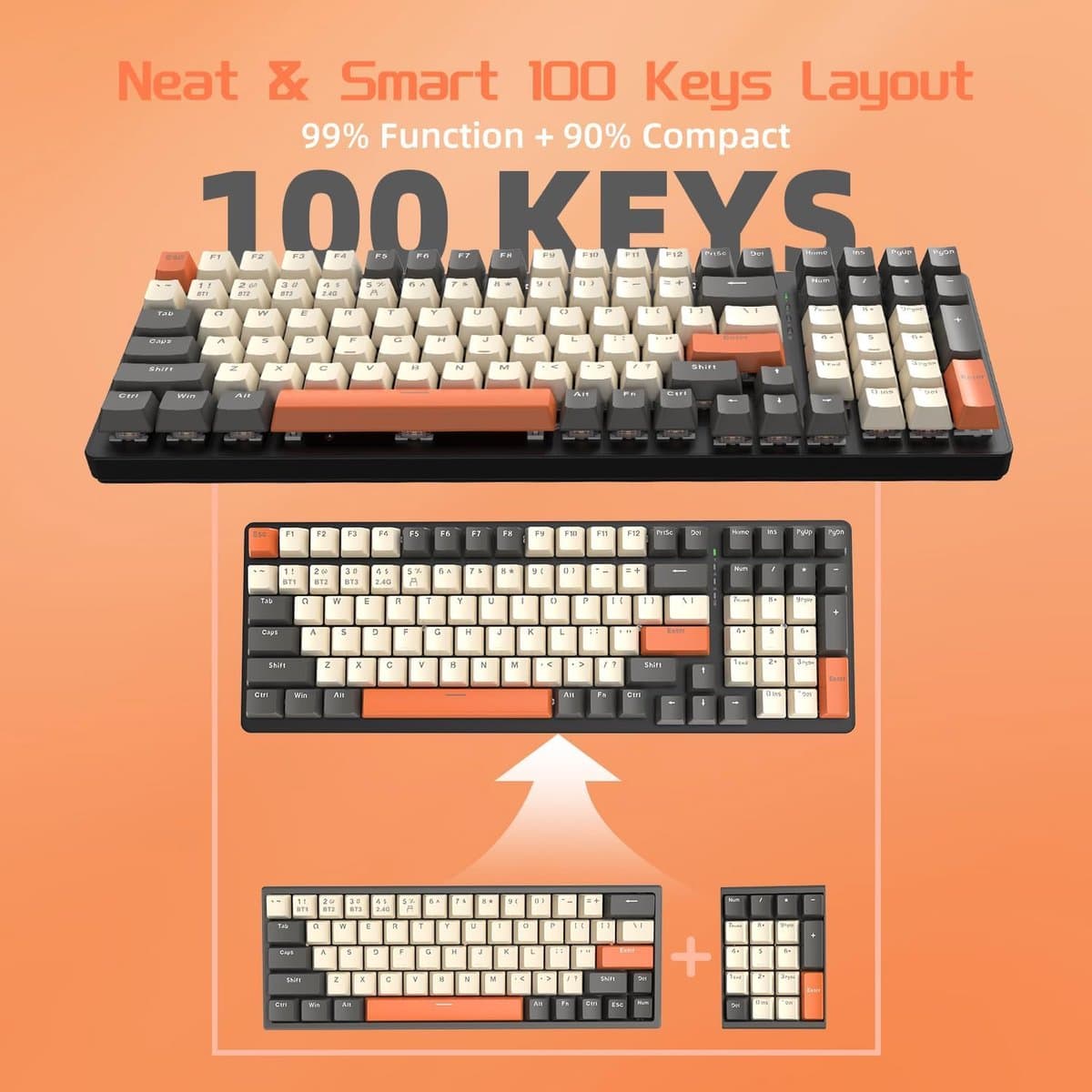 Lexium Mechanisch Toetsenbord - Gaming Toetsenbord - Mechanical Keyboard thumbnail 7