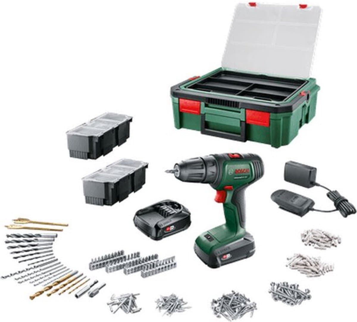 Bosch UniversalDrill 18 + SystemBox: compacte boormachine met opbergdoos thumbnail 2