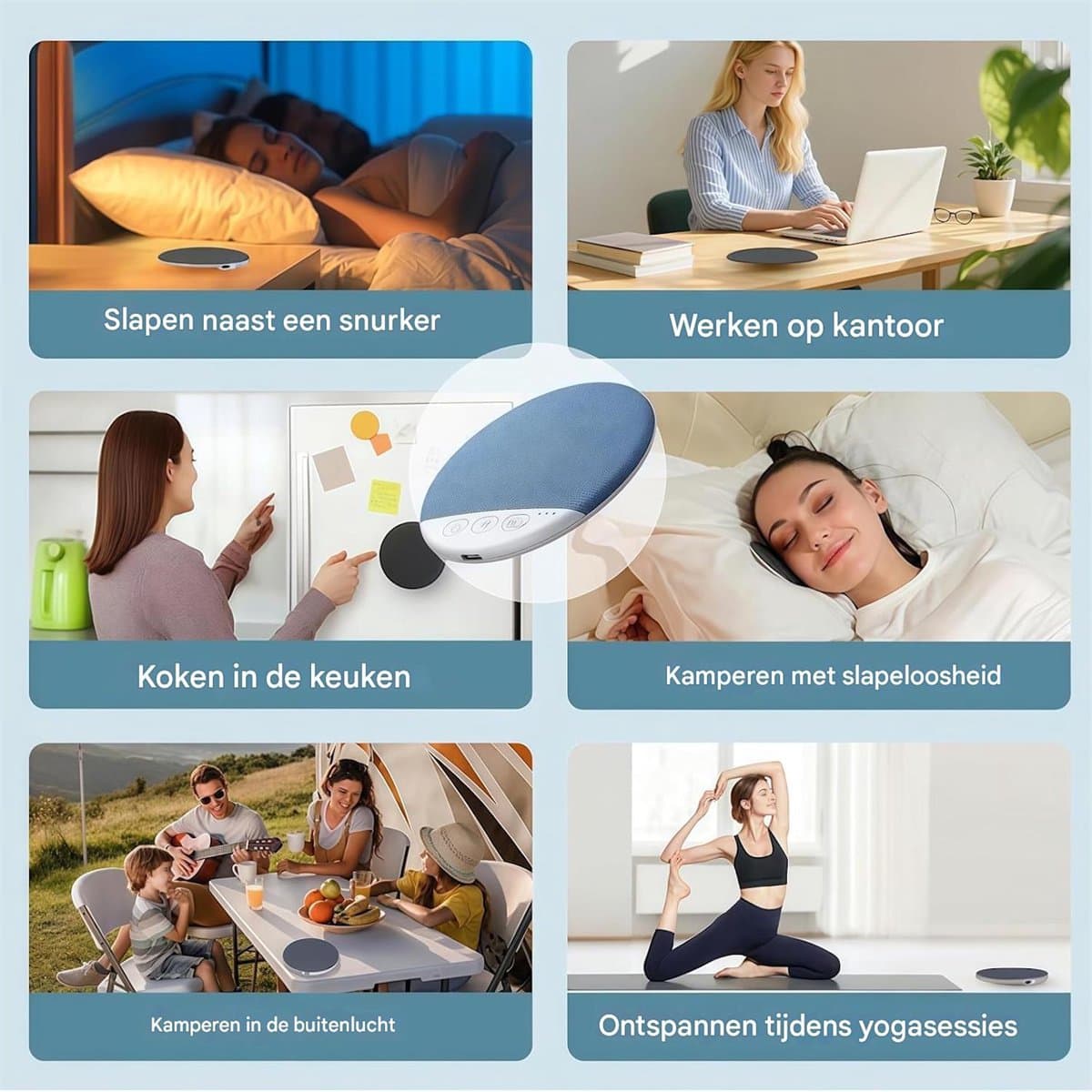 Ynkkvre Ynkkvre Slaapkussenluidspreker: Bluetooth 5.4, witte ruis, timer thumbnail 8