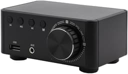 Productfoto van Mini Bluetooth 5.0 Stereo Audio Versterker voor Hifi Luidsprekers - 2 Kanaals Klasse A/B met Bas/Treble Regeling (100W)