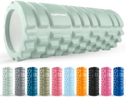 Productfoto van Tunturi Yoga Grid Foam Roller - Massage Roller - Mint