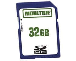 Productfoto van 32GB SD-kaart voor digitale camera's