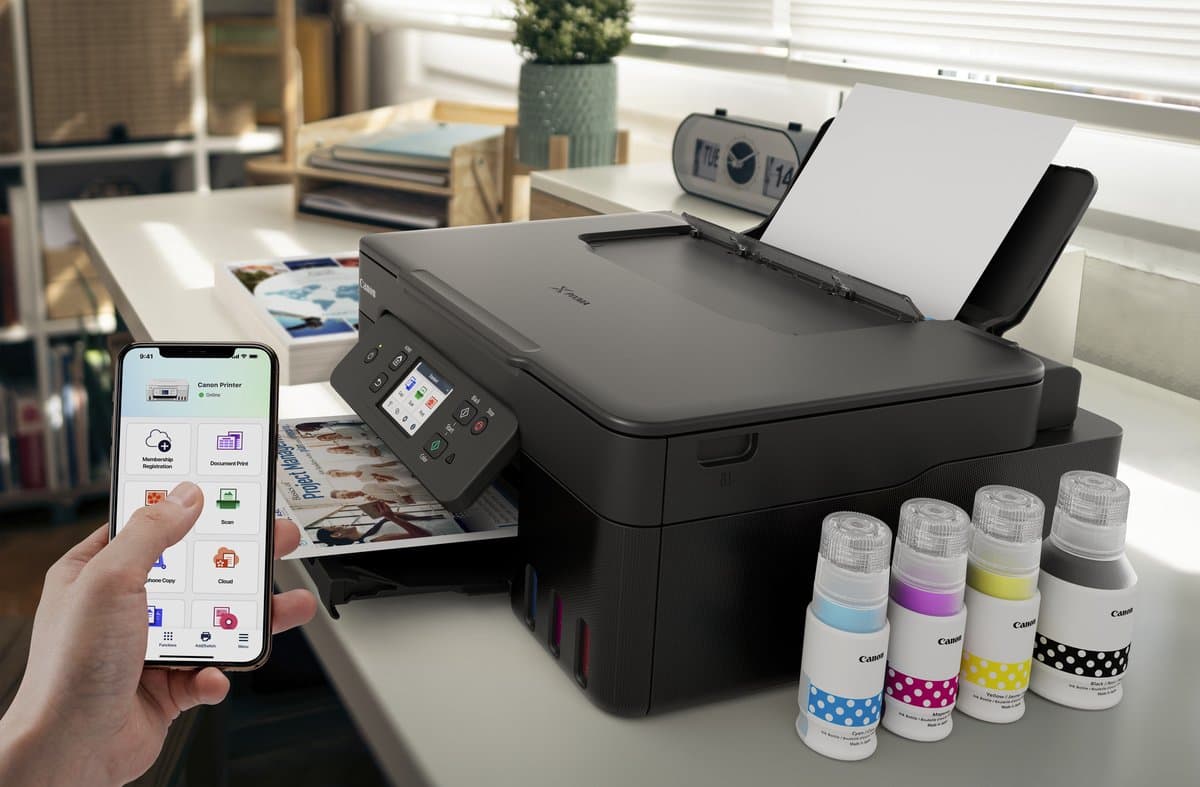 Canon Pixma MegaTank G3590 All-in-One printer - WiFi - Dubbelzijdig thumbnail 5