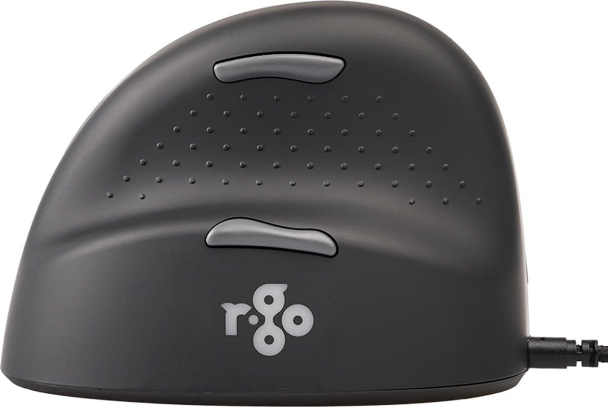 R-Go HE - Ergonomische Muis voor Linkshandig - Break software - USB - Verticaal - Zwart thumbnail 7