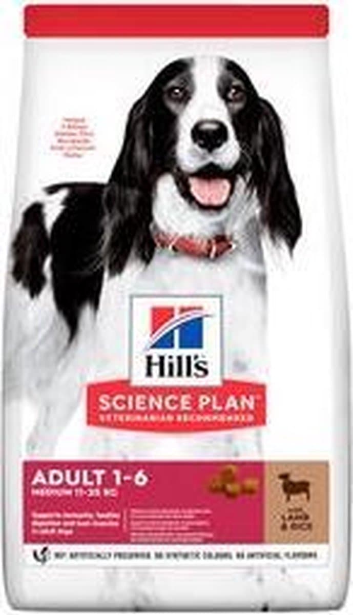 Hills Canine Adult Medium Lam - Rijst 14 kg thumbnail 2