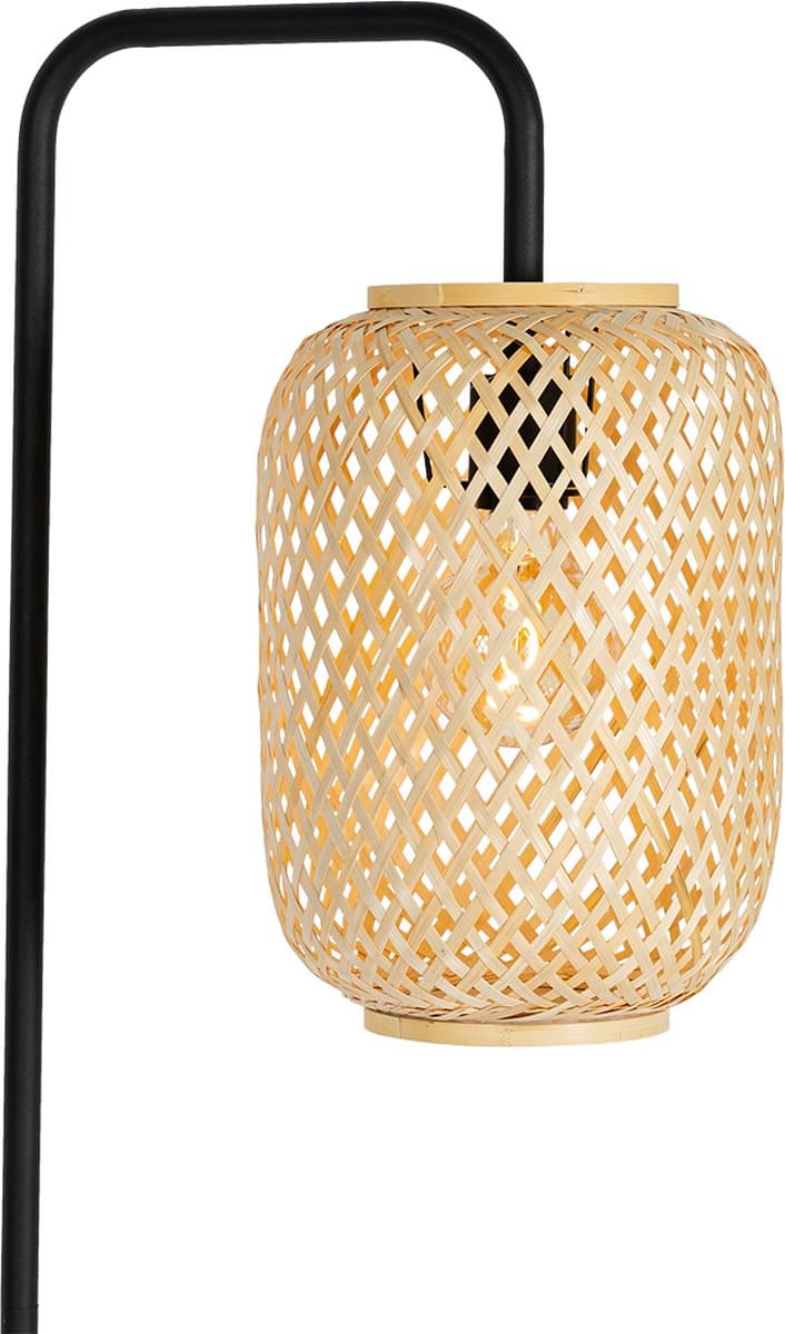 QAZQA yvonne - Oosterse Vloerlamp | Staande Lamp - 1 lichts - H 170 cm - Naturel - Woonkamer | Slaapkamer | Keuken thumbnail 8