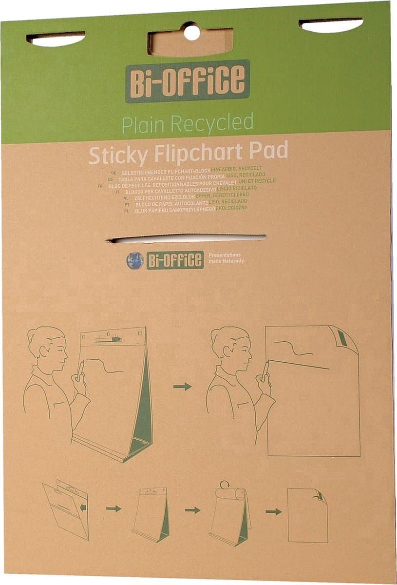 Tafelflipover - Earth-It - Flipchart Bi-Office - 20 vellen - Zelfklevend papier 51 x 60 cm thumbnail 3