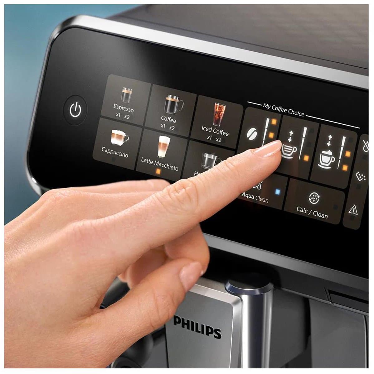 Philips 3300 Series LatteGo EP3341/50 - Espressomachine - 5 Soorten Koffie + Heet Water - Zwart / Chroom - + AquaClean Filter thumbnail 8