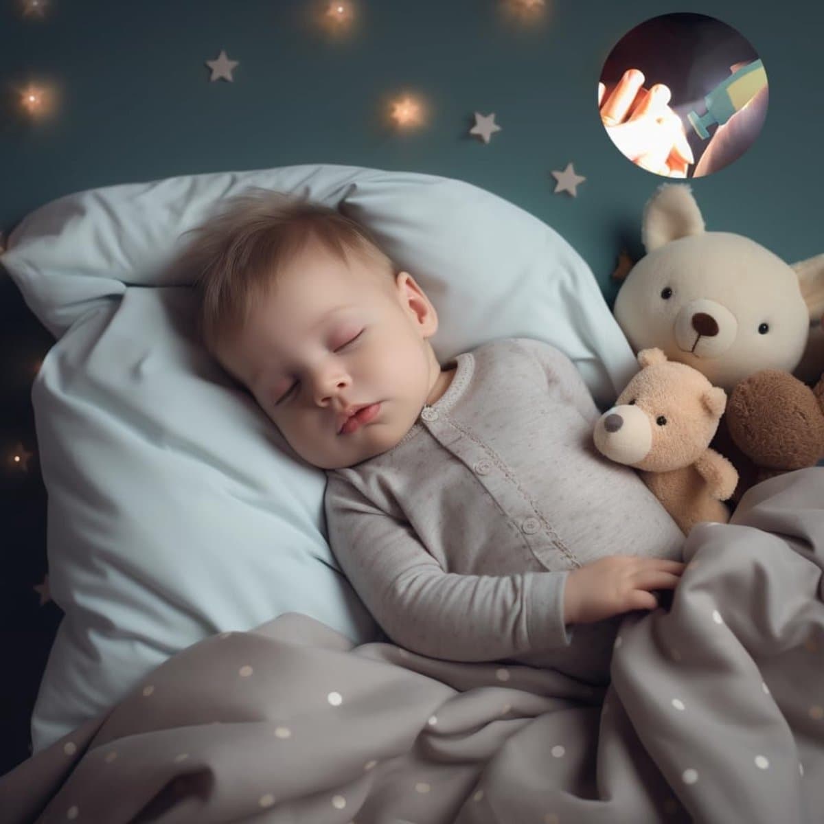 Elektrische nagelknipper voor baby's - 6-in-1 nagelset - met LED-lampje - veilig voor pasgeborenen baby's thumbnail 3