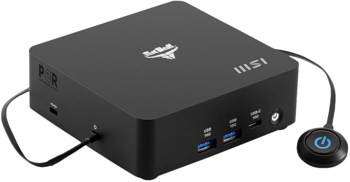 Intel Ultra 7 NUC Mini Desktop PC Inclusief|64GB RAM|2TB SSD|155H@1.4-4.8GHz|WIFI 6E|Bluetooth 5.3|LAN 2.5Gbps|2x HDMI|2x Thunderbolt 4|BitBull Powered by MSI Cubi AI|W11 PRO thumbnail 3