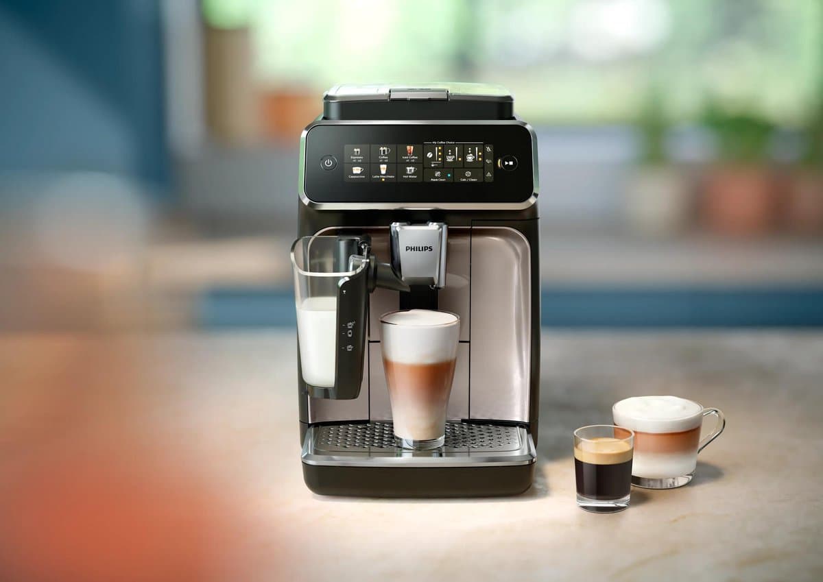 Philips 3300 Series LatteGo EP3341/50 - Espressomachine - 5 Soorten Koffie + Heet Water - Zwart / Chroom - + AquaClean Filter thumbnail 7