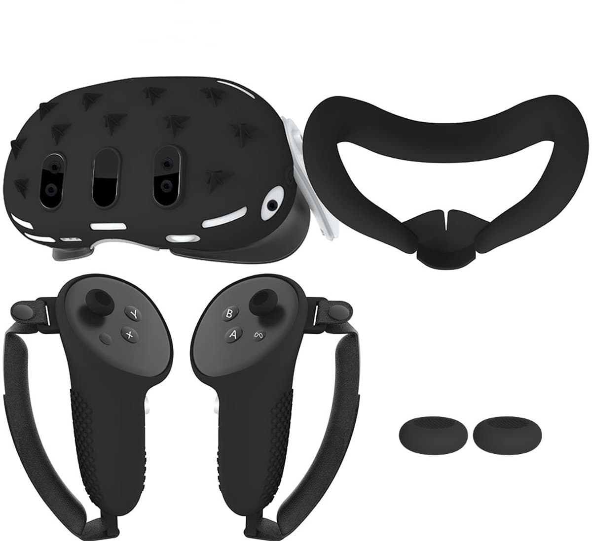 Meta Quest 3-accessoires, controllergreepafdekking, gezichtsafdekking