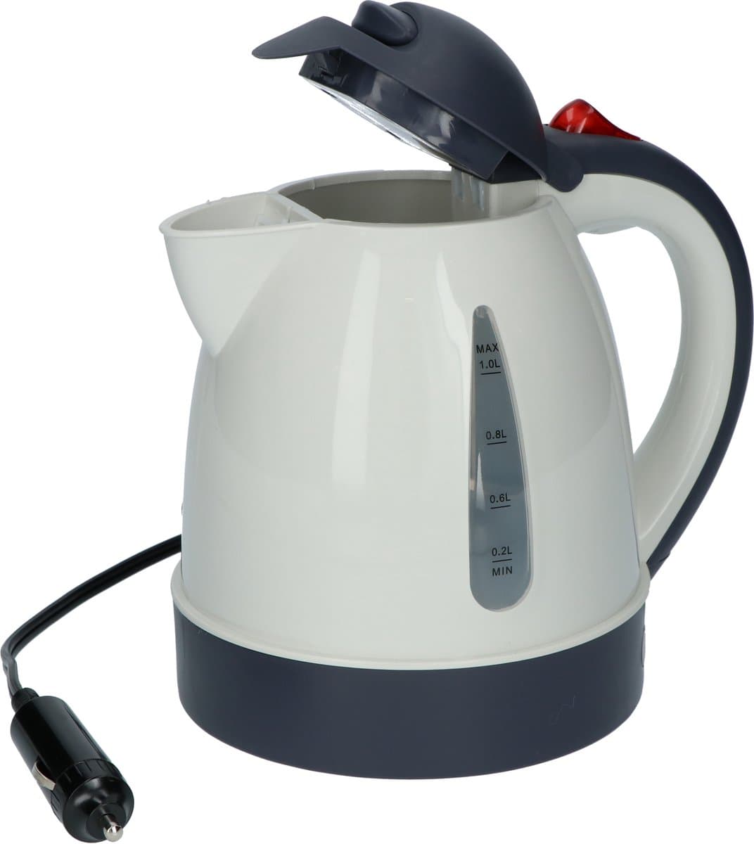 Carpoint Waterkoker 12Volt - 1 Liter - Voor auto, caravan of boot - 12 Volt stekker of sigarettenaansteker thumbnail 2