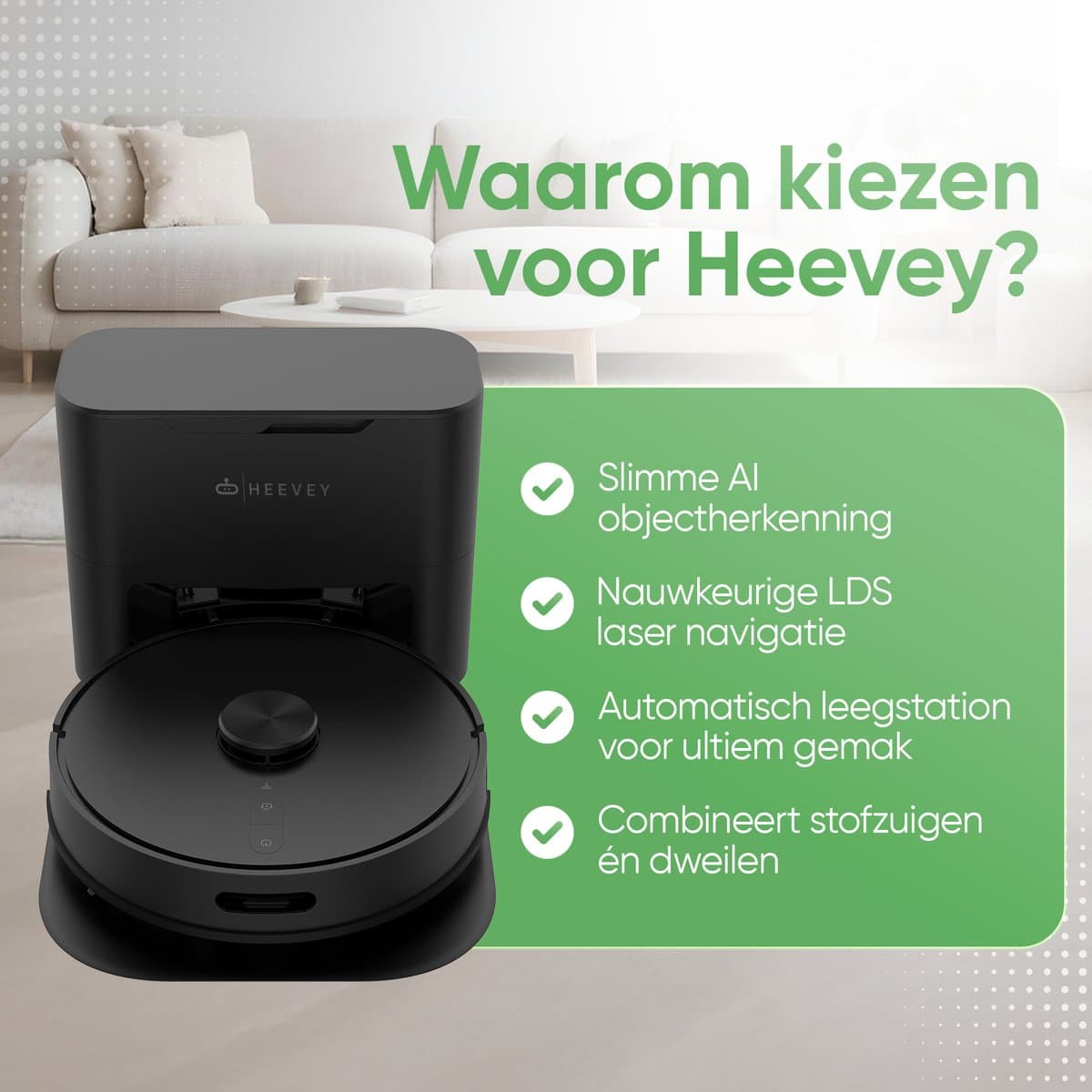 HEEVEY Pro met laser en leegstation thumbnail 6
