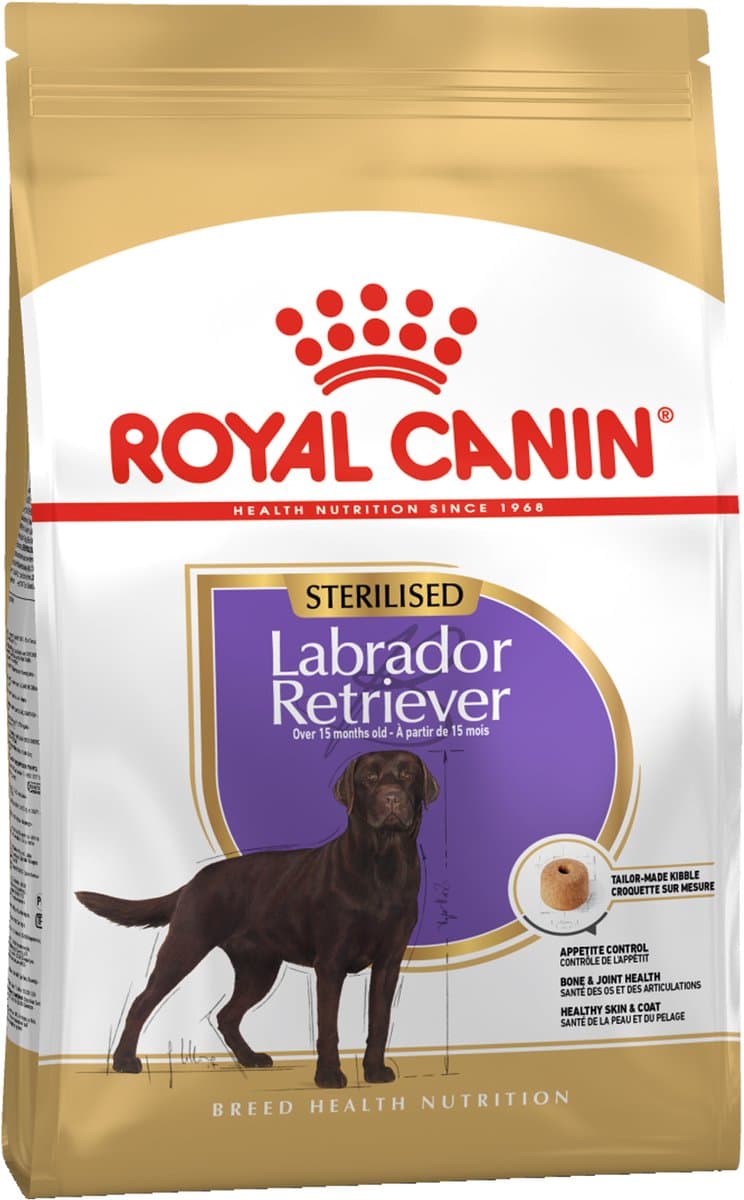 Royal Canin Labrador Retriever Sterilised Adult - 3 kg - Hondenvoer thumbnail 4