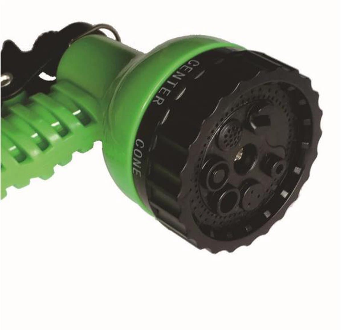 Flexibele Tuinslang – 15 Meter – Uitrekbaar – 7 Sproei Functies - Magische Tuinslag – Elastisch - Lichtgewicht – Uitzetbaar - Tuin Bewatering - Groen – Water Hose thumbnail 3