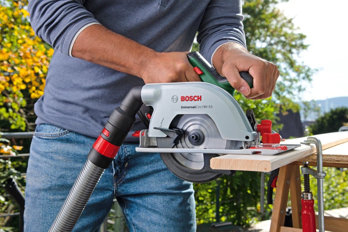 Bosch UniversalCirc 18V-53 Accu cirkelzaag - 53mm zaagdiepte thumbnail 8