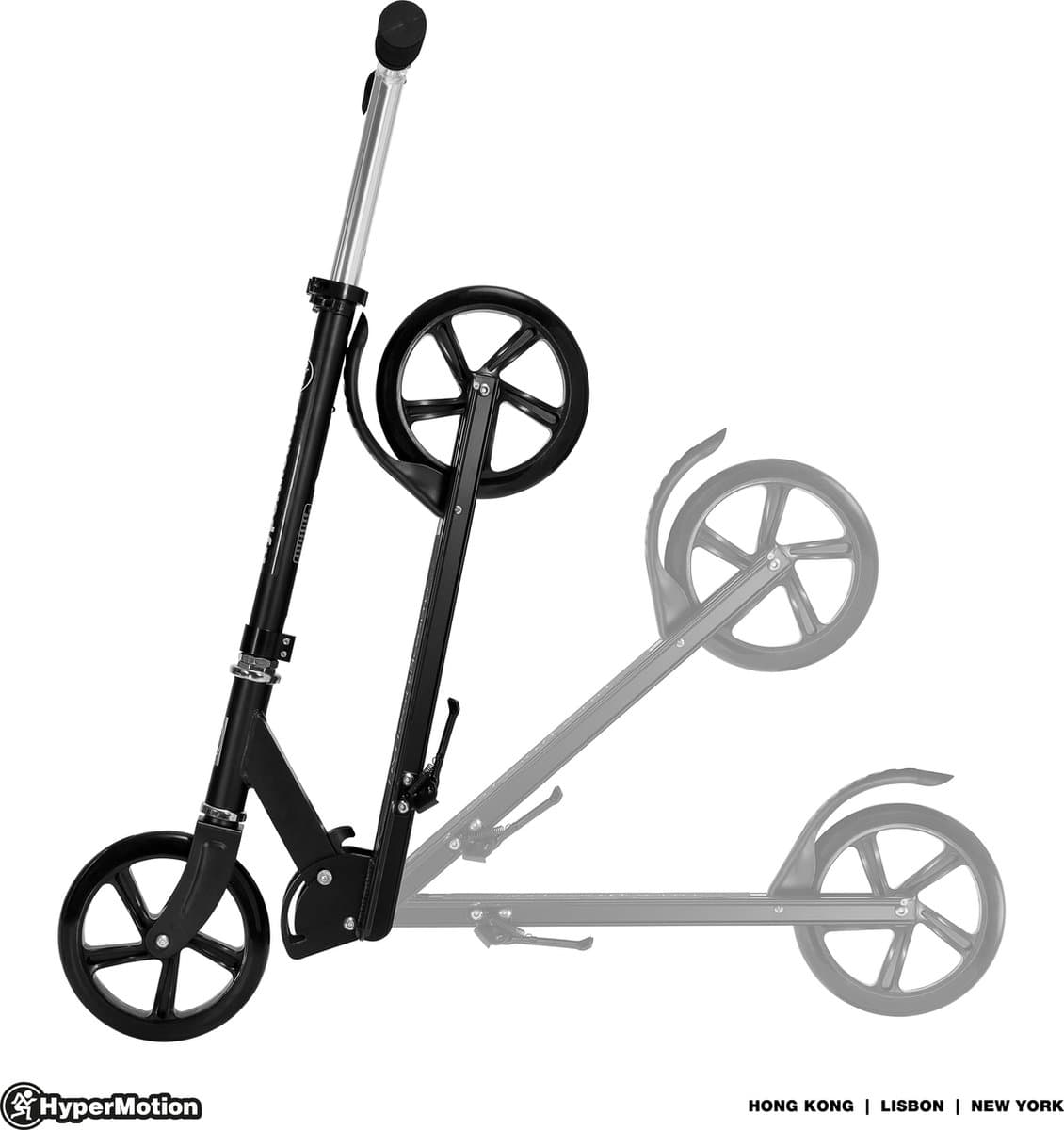 HyperMotion ROCKSTER Step voor volwassenen en tieners - Opvouwbaar - Verstelbare stuurhoogte 78-98 cm - Stuntstep, Stadsscooter voor vrouw, man, meisje en jongen thumbnail 5