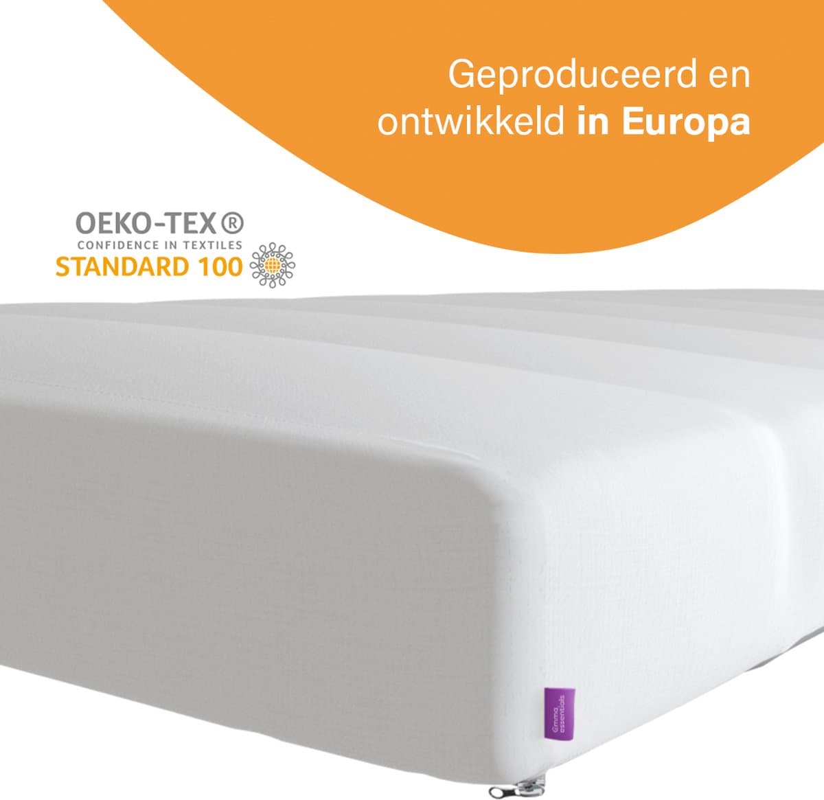 Emma Essentials Matras - 140x200 cm, ergonomische matras - 16cm hoog - Ademend - 30 nachten op proef - Ontworpen & Vervaardigd in Europa thumbnail 5
