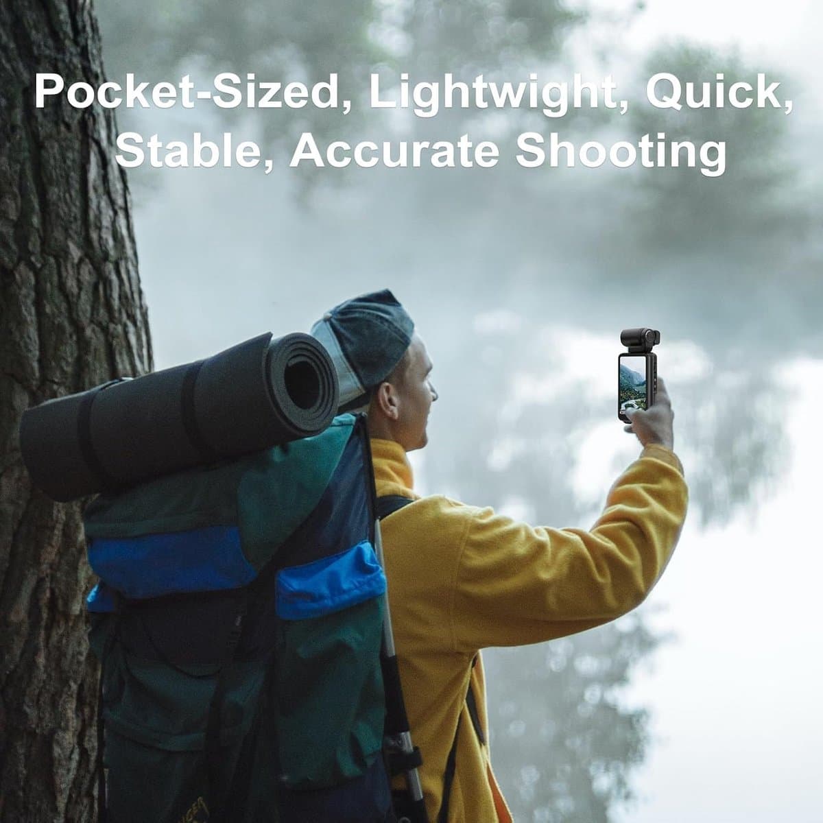 SnelShoppen - Portable Video Camera 5K/30fps Vlogging Camera met 3.5 Inch Rotatable Touch Screen voor YouTube TikTok Vlogs en Reisavonturen thumbnail 4