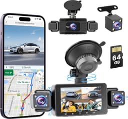 Productfoto van Dashcam Auto - Auto Camera - 4K+1080P Resolutie - 3 inch Scherm