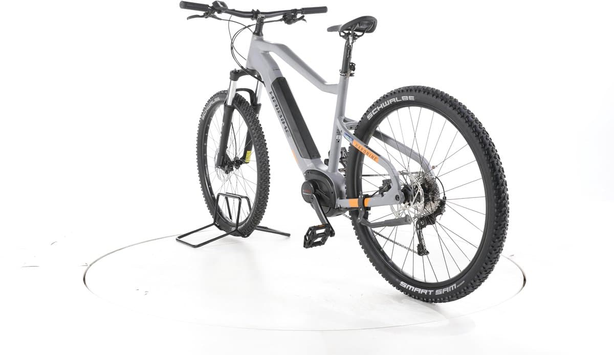 Haibike Hardnine 4 Elektrische hardtail mountainbike Bosch Accu 400Wh 29" grijs thumbnail 2