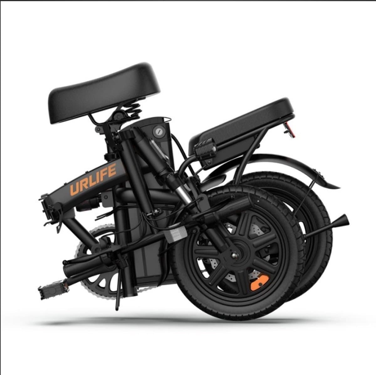 HillMiles Mile1 Elektrische Fiets - Motor 250W - Actieradius 60km - 14 Inch -25km/ - 36V/10.4Ah -vouwbaar E-bike -stads E-bikes & E-Nederland - Zwart thumbnail 5