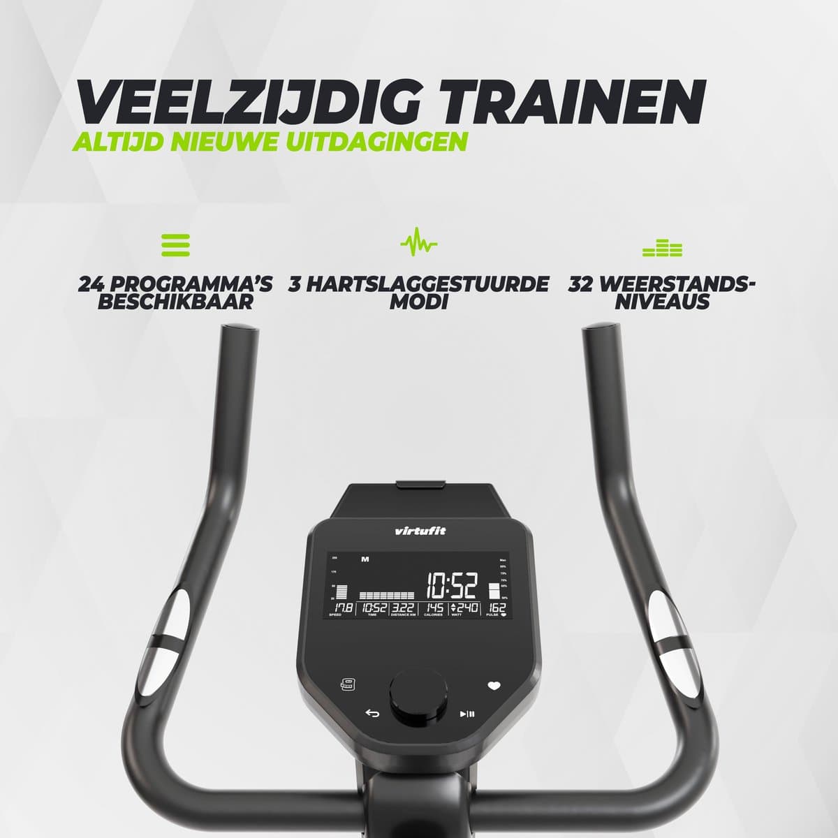 VirtuFit Low Entry Bike 200i - Hometrainer met lage instap - 32 weerstandsniveaus - 24 programma’s - Bluetooth en hartslagfunctie - Kinomap en Zwift compatibel - Comfortabele indoor bike (LEB 1.2i) thumbnail 4