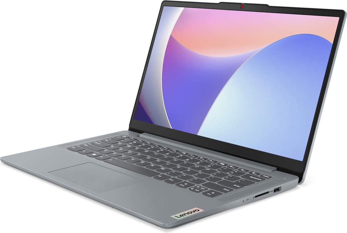Lenovo IdeaPad Slim 3 14IAN8 - Laptop - 14" - 1920 x 1080 Full HD - Intel Core i3-N305 - 8 GB DDR5 - 128 GB SSD - Intel UHD Graphics - Windows 11 Home - Wi-Fi 6 - Qwerty - Grijs thumbnail 4