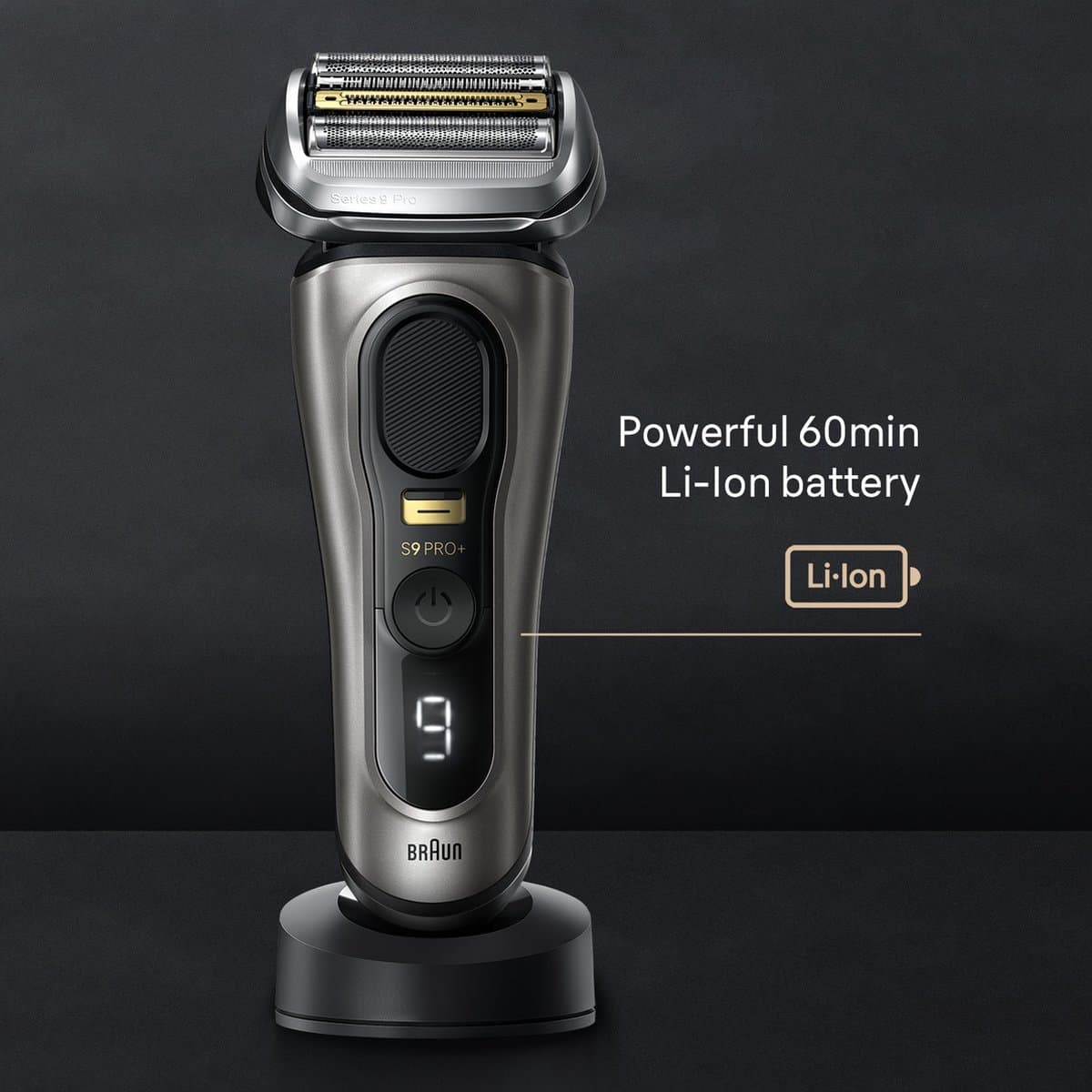 Braun Elektrisch Scheerapparaat Series 9 Pro+ E Wet & Dry 9515s Grafiet - thumbnail 2