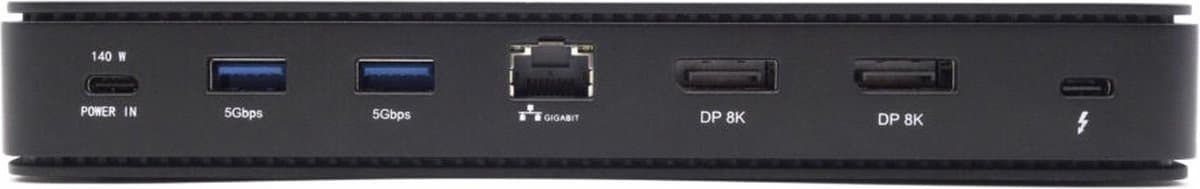 i-Tec - Thunderbolt 4 Docking Station Pro - 2 x DisplayPort - 1 x TB4 - 2.5G Ethernet - 1 x 8K - 5 x USB-A - 1 x USB-C - Kaartlezer - 92W Opladen thumbnail 6