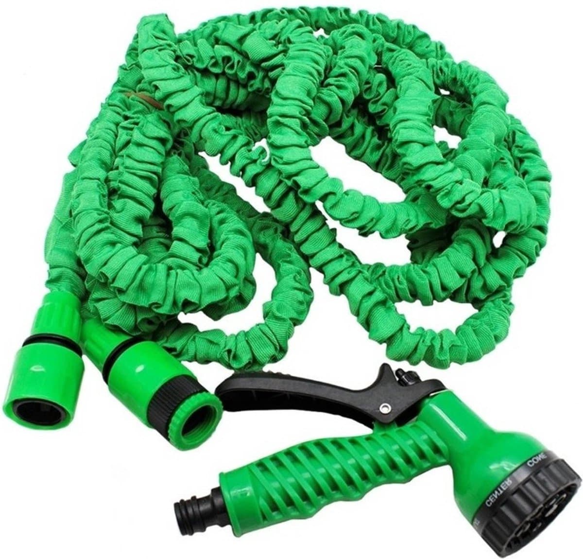 Benson - Tuinslang - Fexibel - 10 meter - Tuinslang met koppeling - Spuitpistool - Groen thumbnail 3