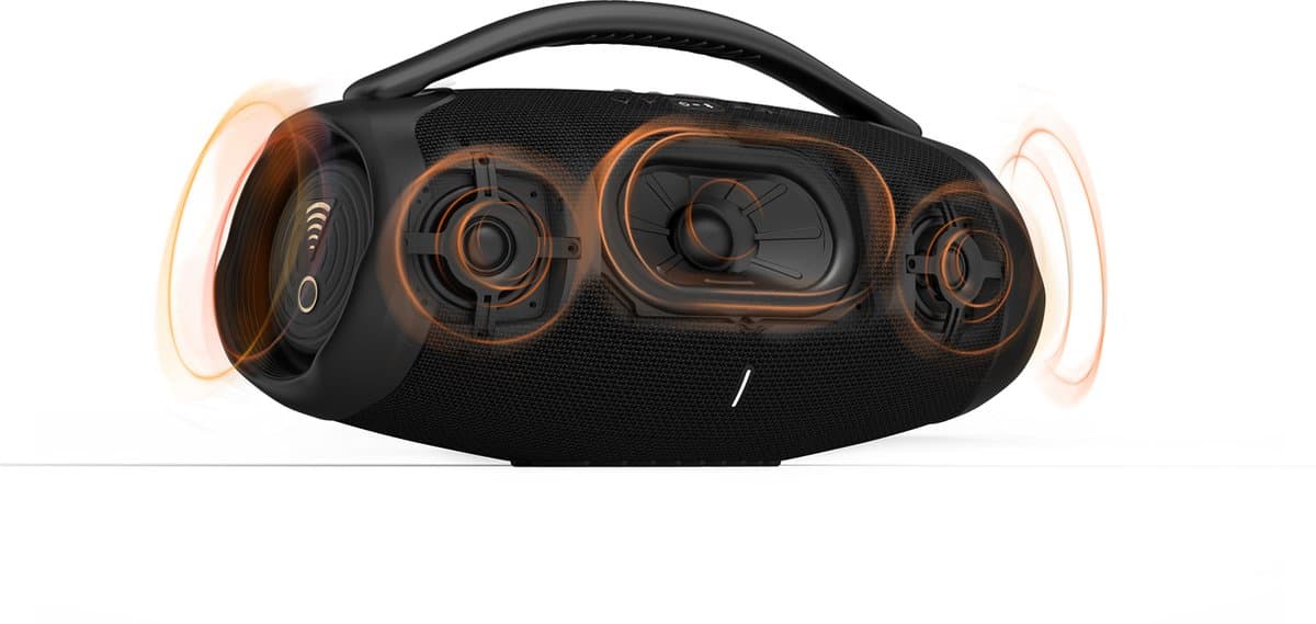 JBL Boombox 3 WiFi: krachtige draagbare speaker met 24 uur batterij thumbnail 2