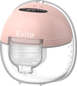 Productfoto van Evite Elektrische Draadloze Borstkolf Slim – Handsfree & Draagbaar – Borstkolf - BPA-Vrij – Met E-Book - 1 Pack
