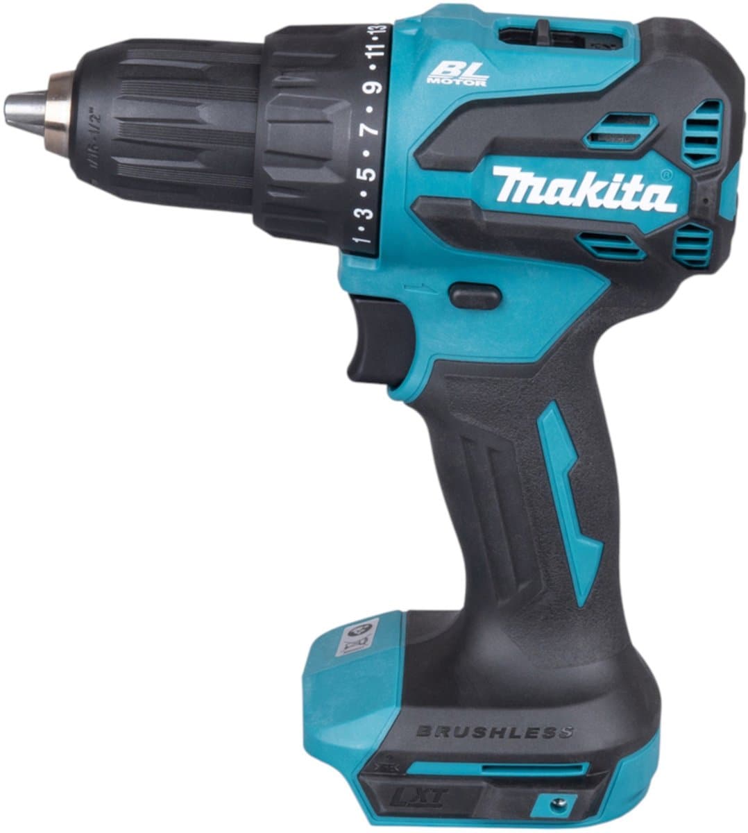 Makita DHP490RFX3 18 Volt accu LXT klopboormachine met 74 delige bitset in koffer en 2x 3.0Ah li-ion accus en lader thumbnail 8