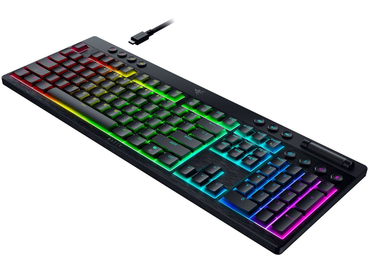 Razer BlackWidow V4 - Draadloos Gaming Toetsenbord - Mechanische Yellow Switches - RGB - Qwerty thumbnail 2
