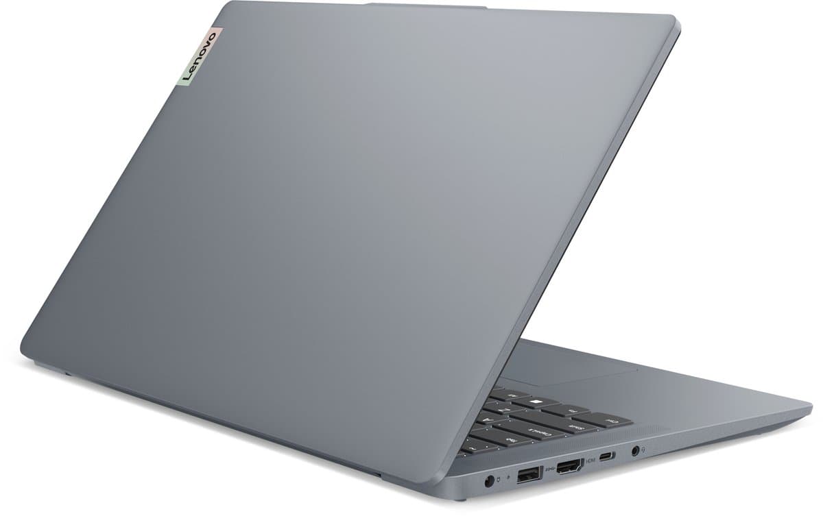 Lenovo IdeaPad Slim 3 14AMN8 AMD Ryzen™ 5 7520U Laptop 35,6 cm (14") Full HD 16 GB LPDDR5-SDRAM 512 GB SSD Wi-Fi 6 (802.11ax) Windows 11 Home Engels Grijs thumbnail 3