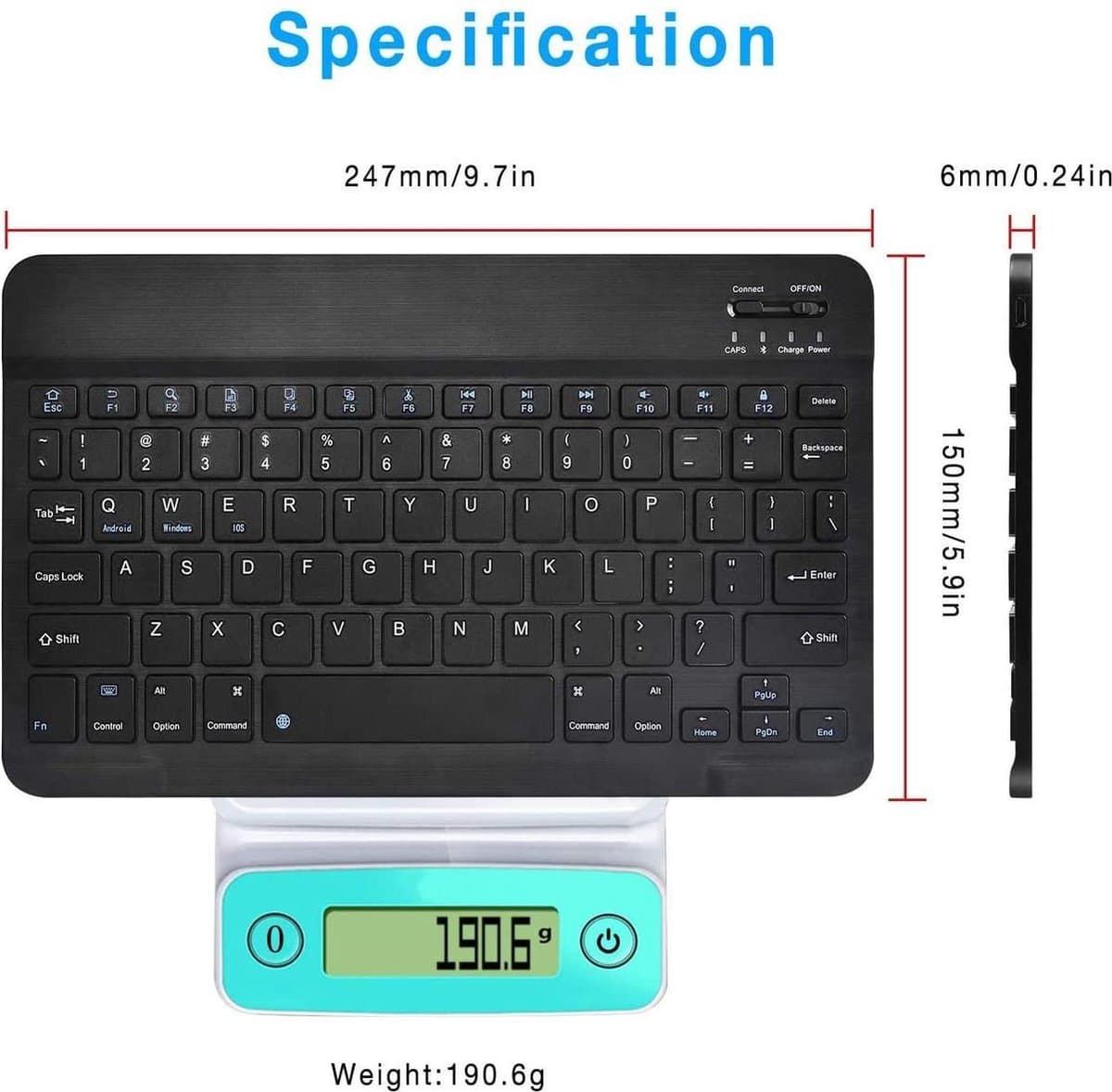 Samsung Mini Bluetooth Toetsenbord thumbnail 8