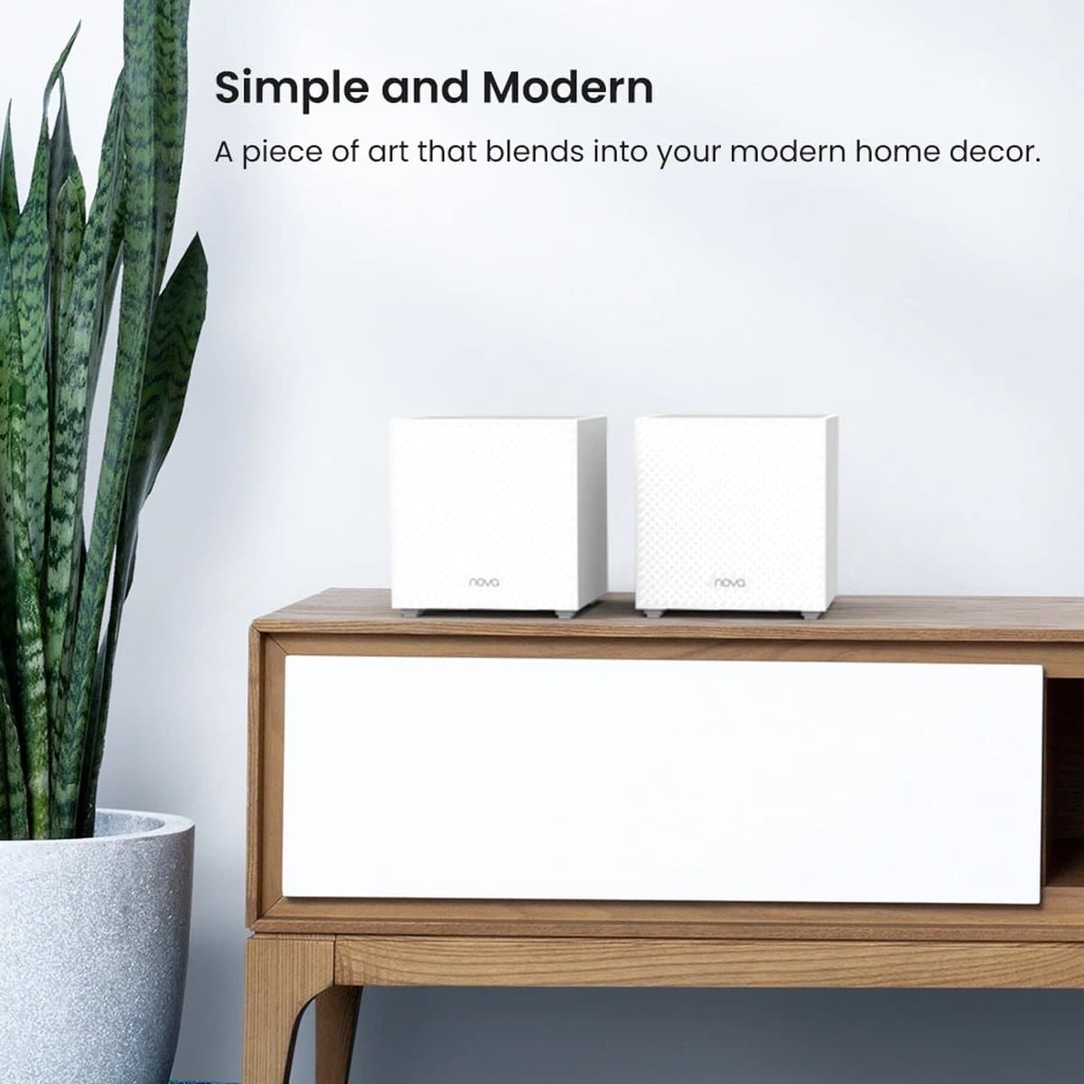 DrPhone NOVA2 Mesh WiFi 6 Router + 2 Satellieten AC2100 thumbnail 4