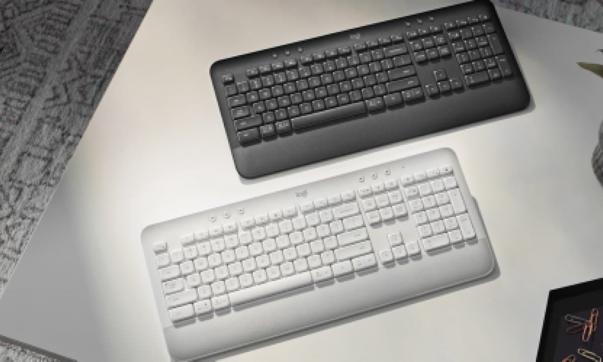 Logitech Signature K650 toetsenbord Bluetooth QWERTZ Tsjechisch Wit thumbnail 2