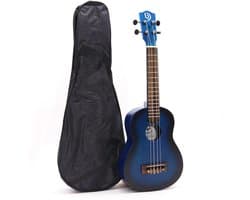 Handgemaakte Ukelele Blauw 4-Snaren