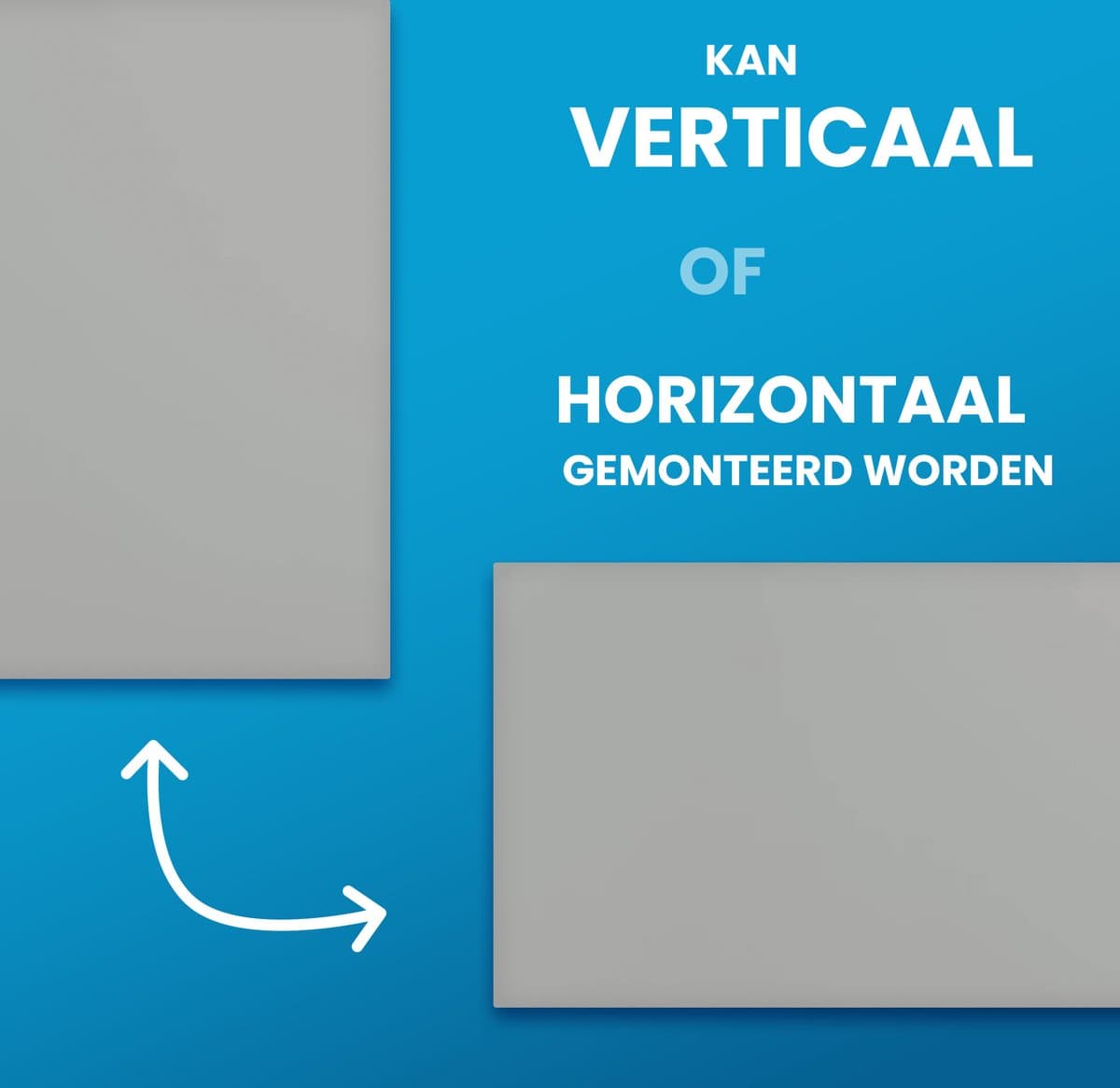 IVOL Whiteboard zonder rand 90x120 cm Grijs - Magnetisch - Frameless thumbnail 2
