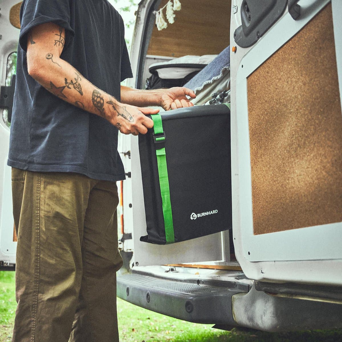 Burnhard Inklapbare 2-Branders Gasbarbecue, 6,4 kW - 500°C - RVS - Incl. tas en multitool - Jones met Deksel thumbnail 5